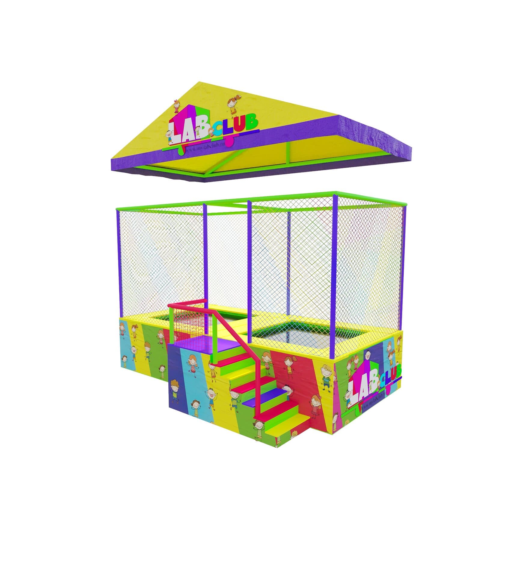 Батутная арена на 2 поля