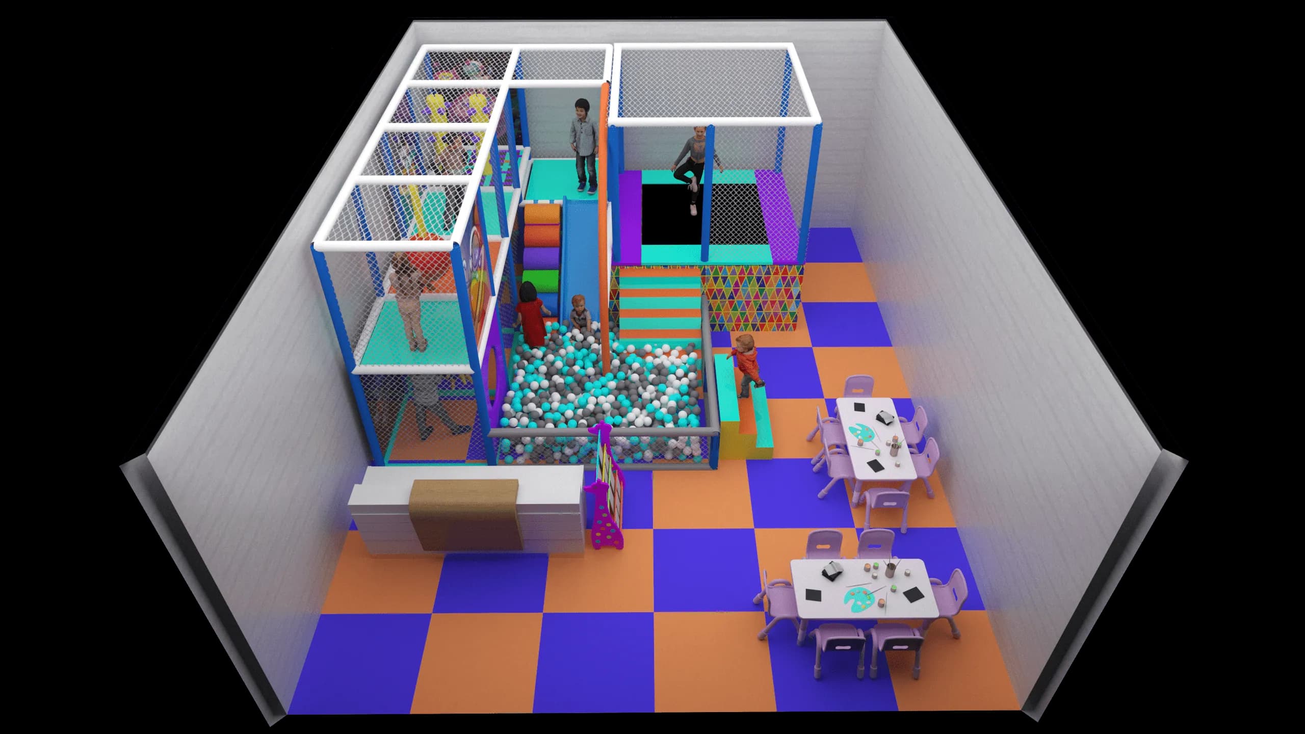 Детский развлекательный центр - "Космический центр"