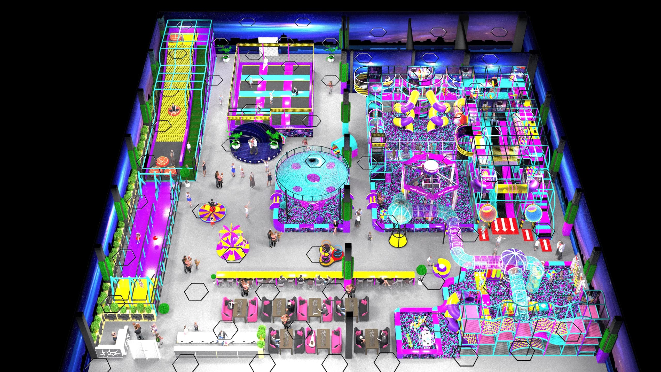 Детский развлекательный центр - "Космос"