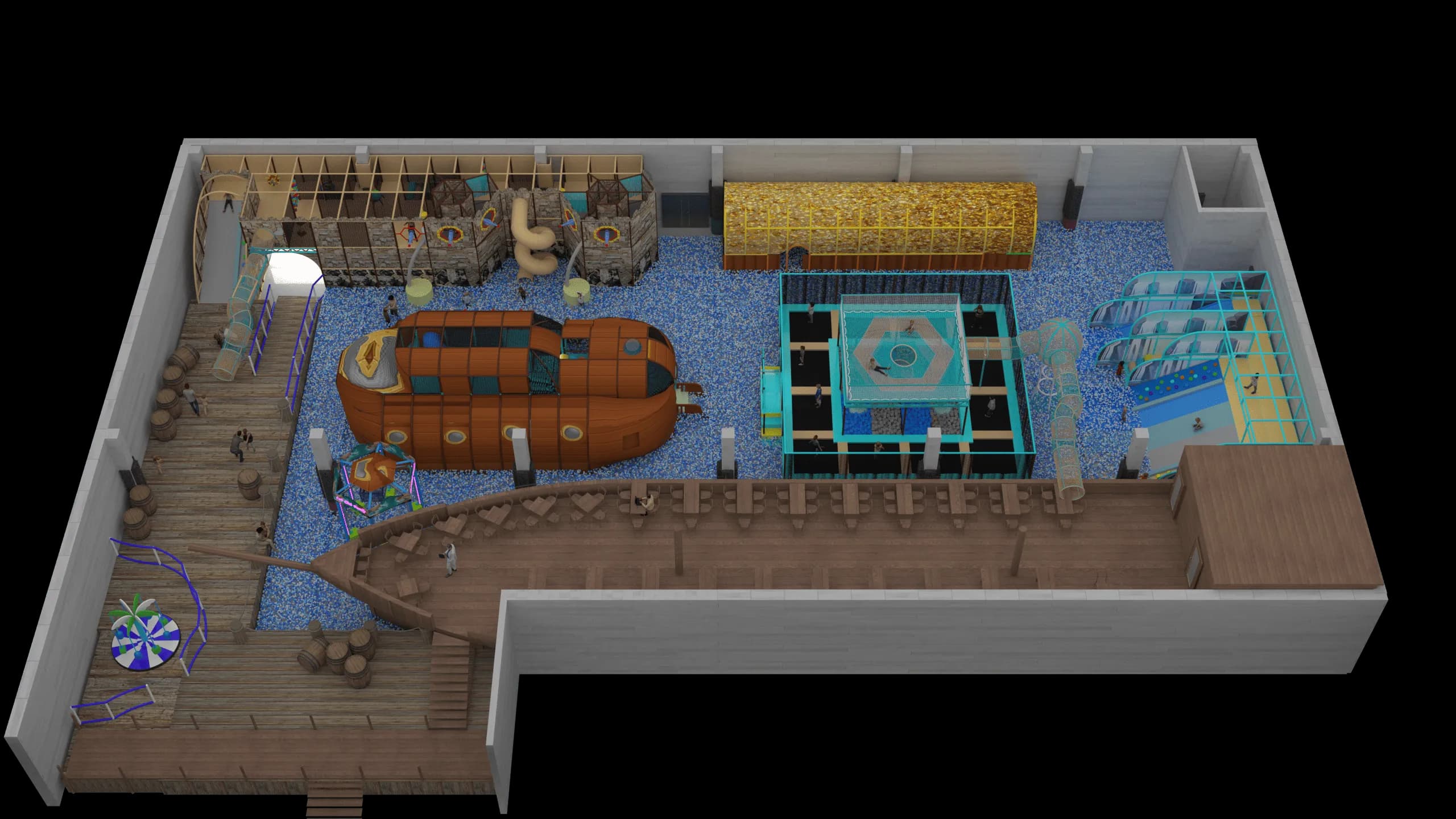 Детский развлекательный центр - "Пиратская бухта"