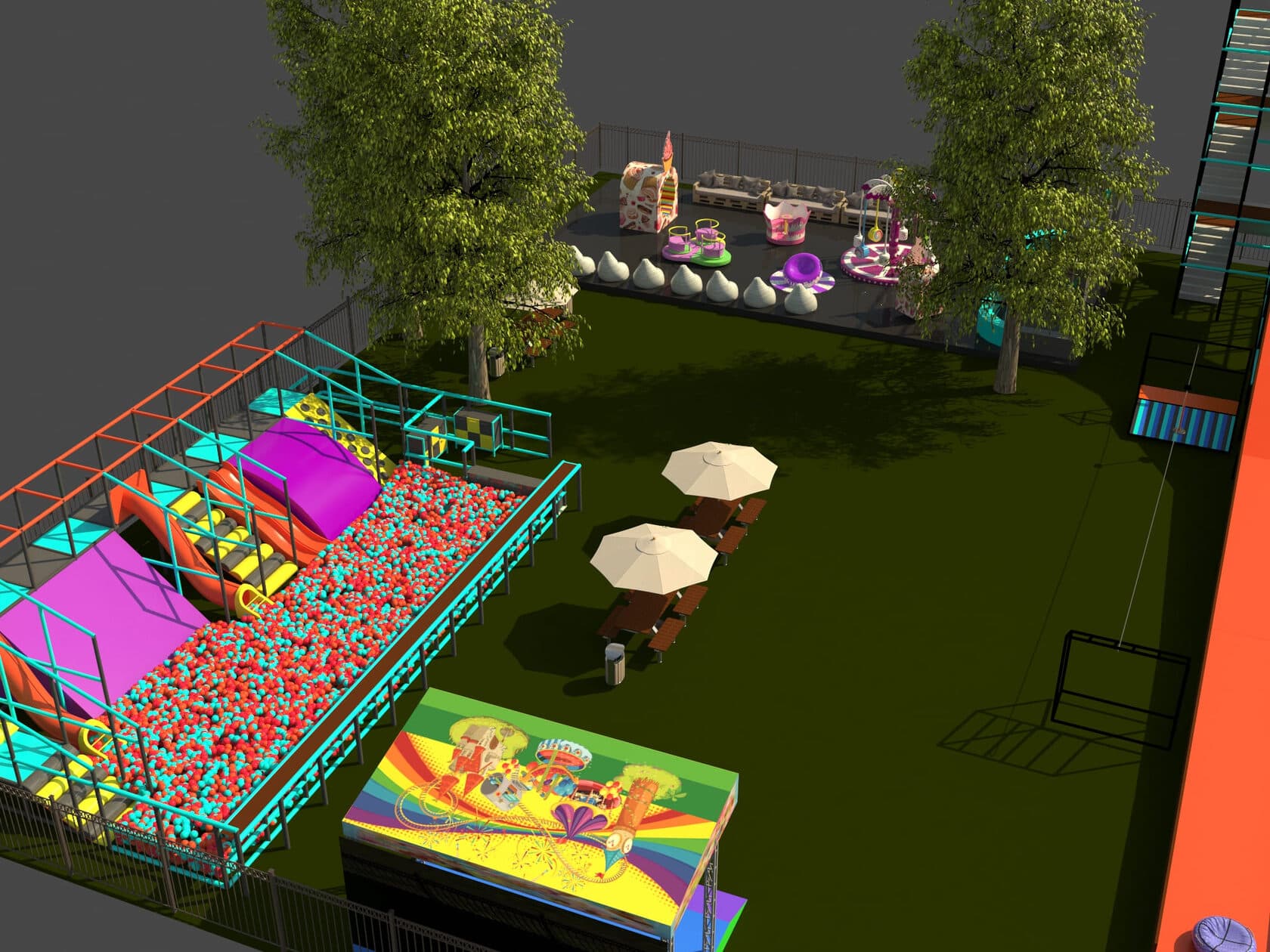 Игровой комплекс "Зеленый парк"