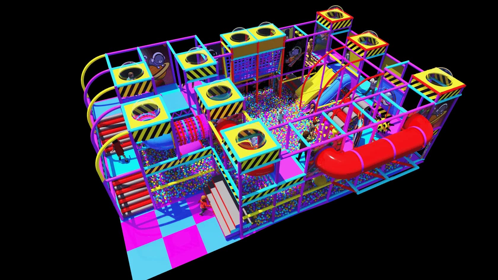 Игровой лабиринт «Астрокотики»