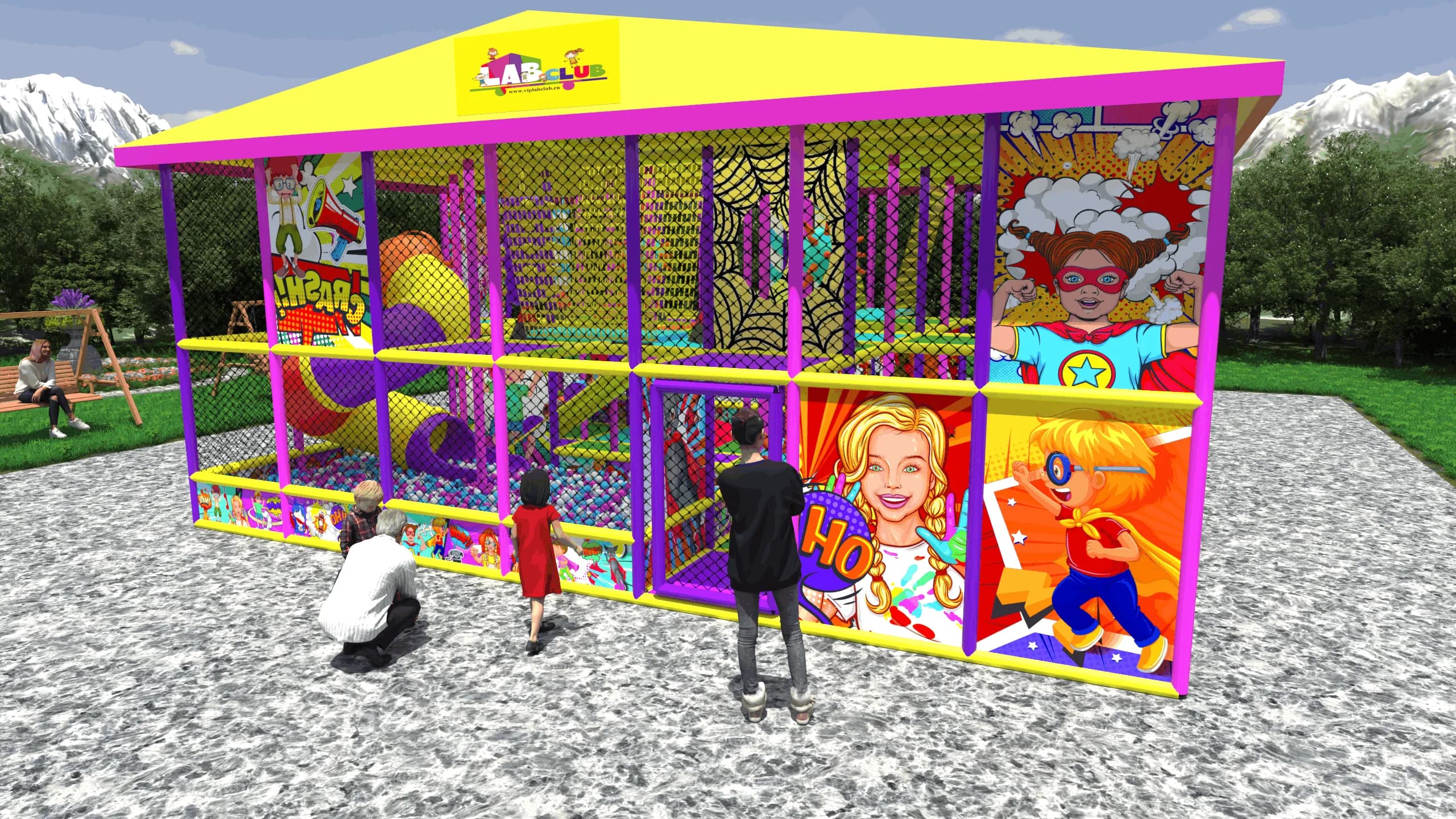 Игровой лабиринт «Дыхание Волшебства»