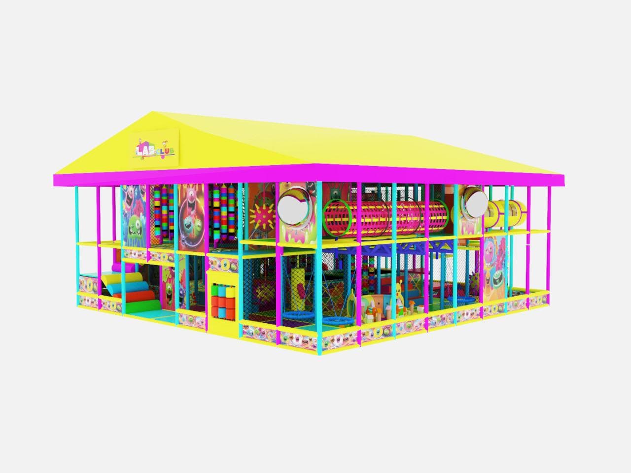 Игровой лабиринт «Дом детей»