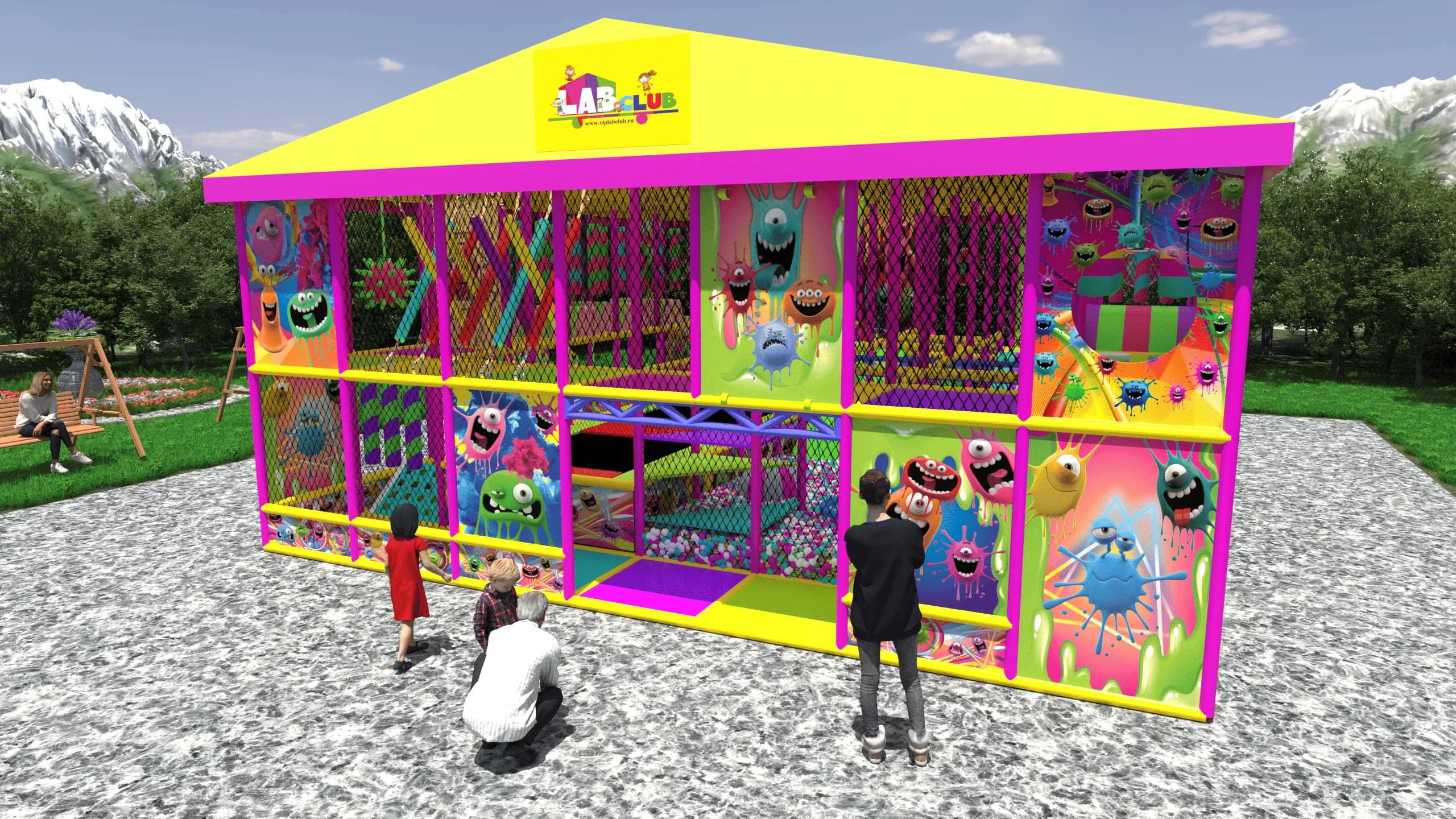 Игровой лабиринт «Дорога Сокровищ»