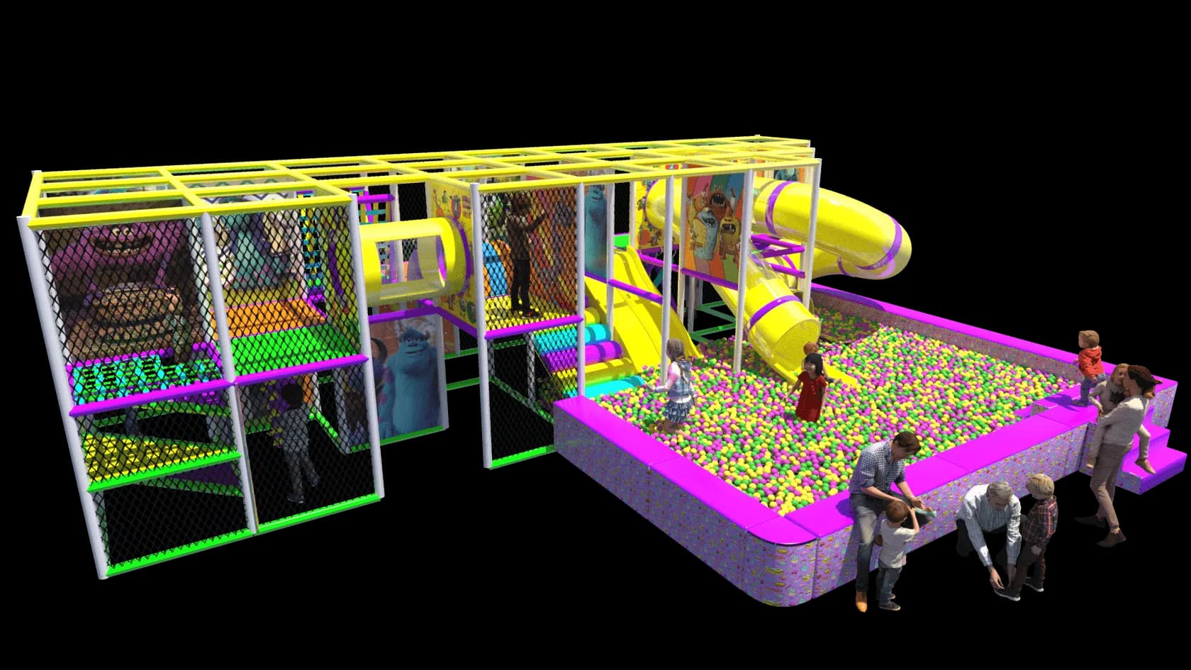 Игровой лабиринт «Корпорация монстров»