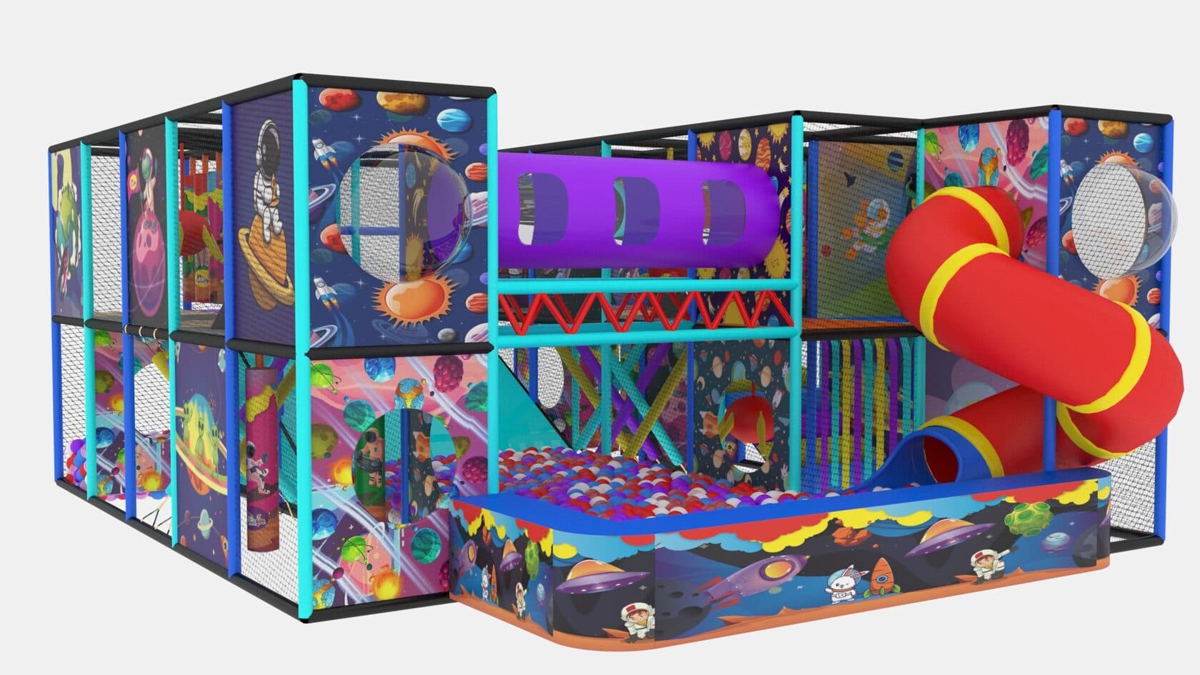 Игровой лабиринт "Космо-база"