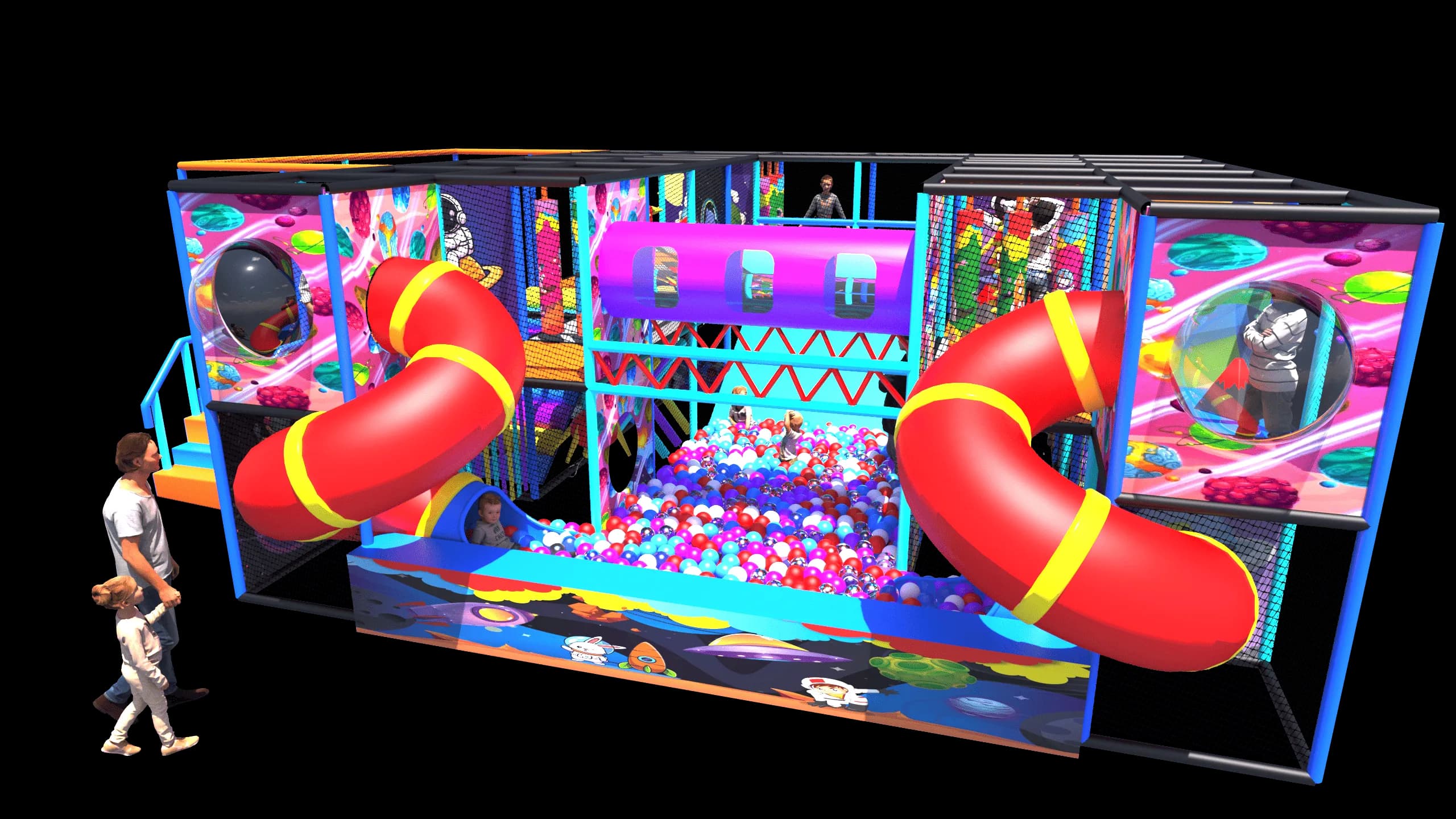 Игровой лабиринт «Космос»