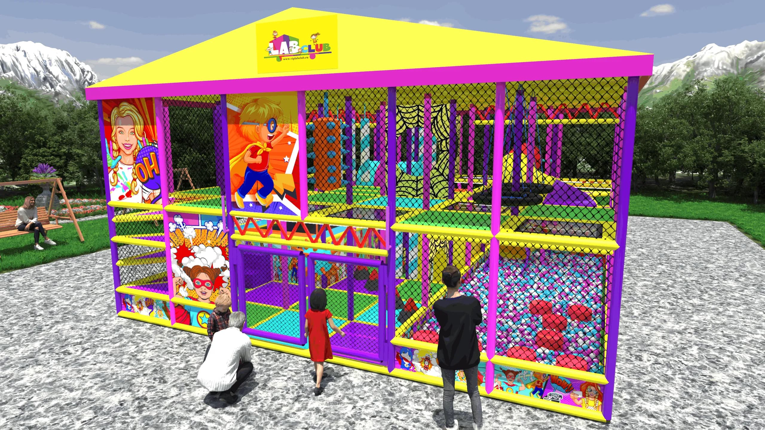 Игровой лабиринт «Лабиринт Секретов»