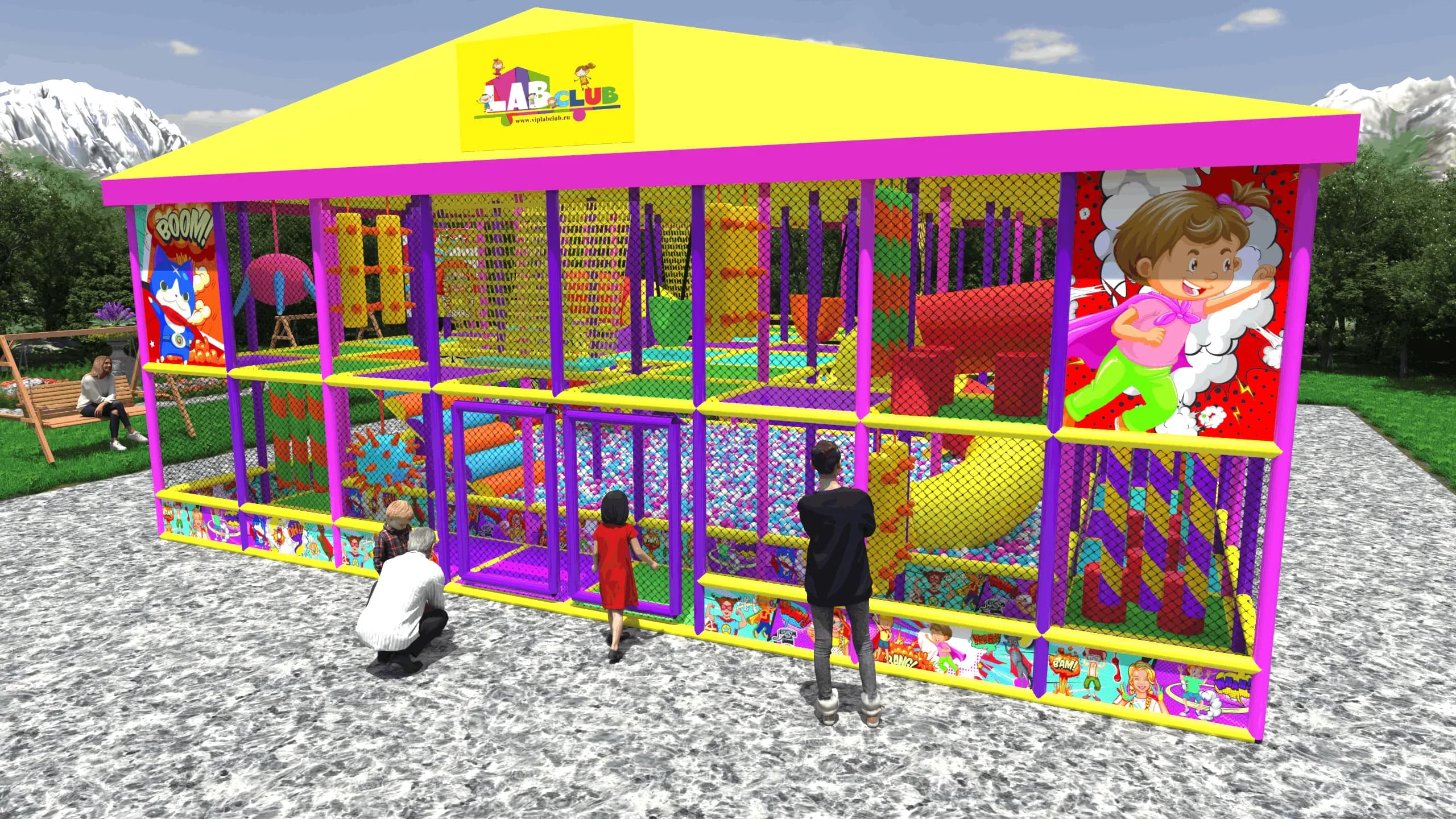 Игровой лабиринт «Лабиринт Вдохновения»