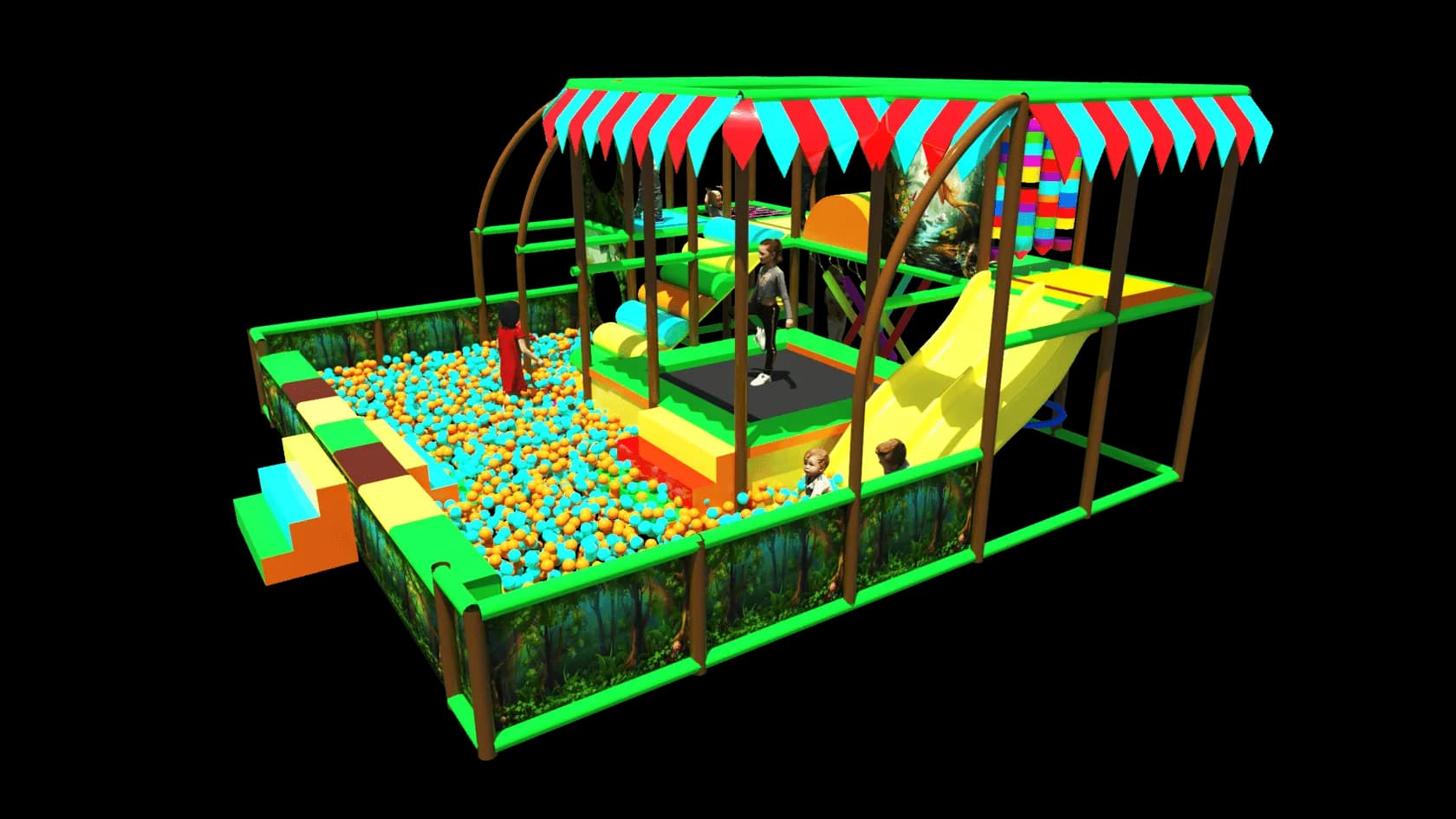 Игровой лабиринт «Лесная сказка»