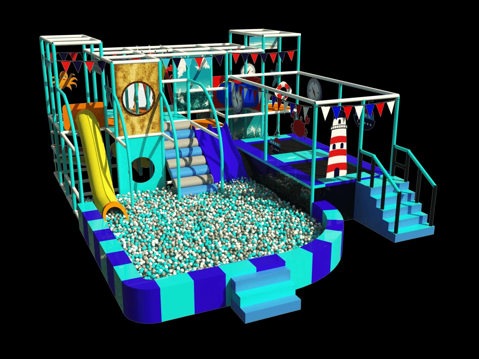 Игровой лабиринт "Маяк"