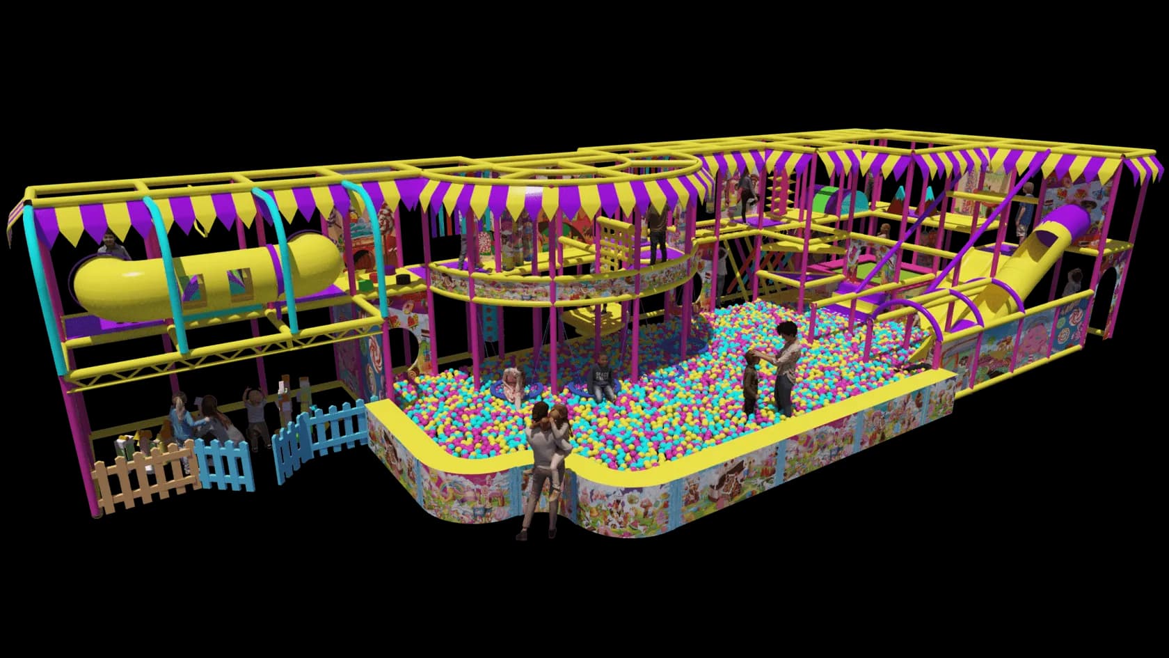 Игровой лабиринт «Мороженка»