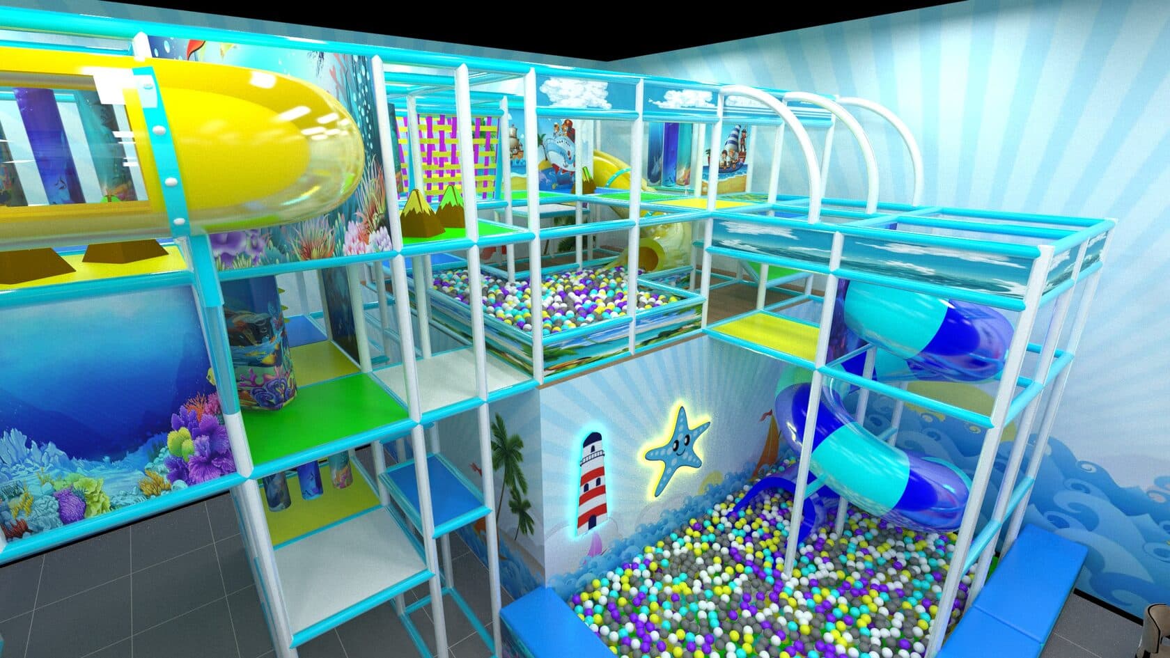 Игровой лабиринт «Морской уголок»