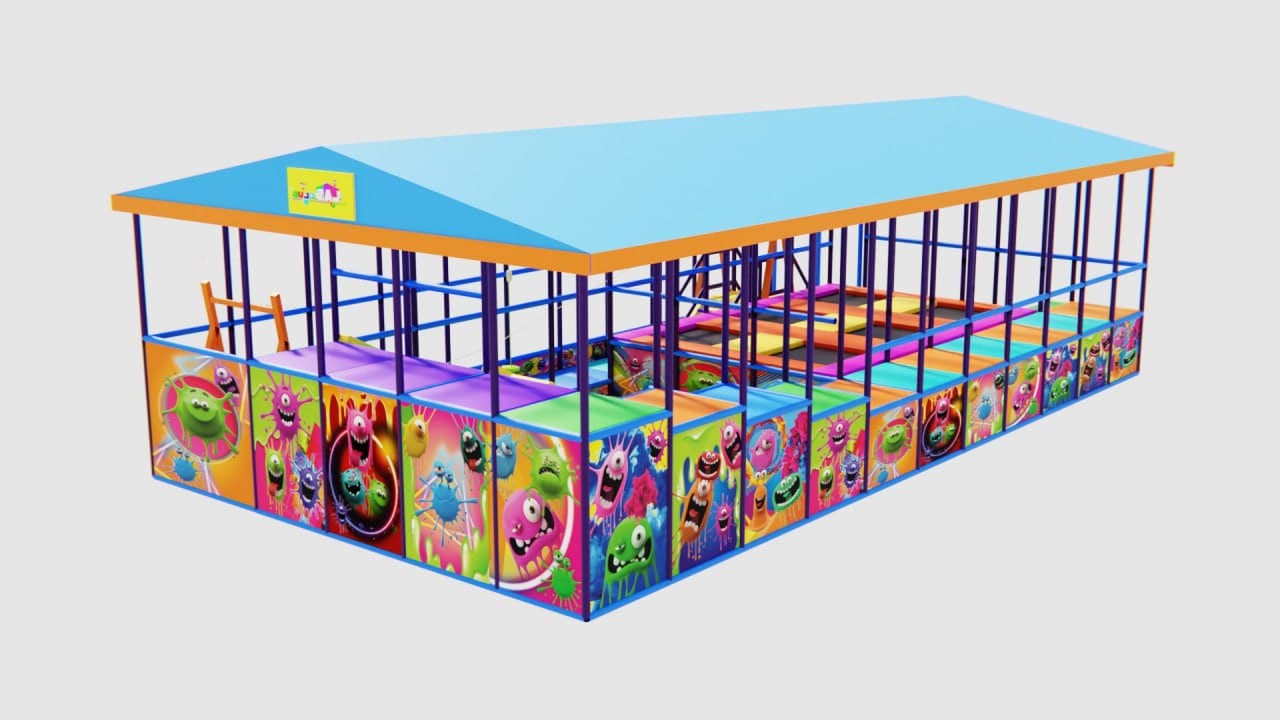 Игровой лабиринт с троллеем "Слайм"