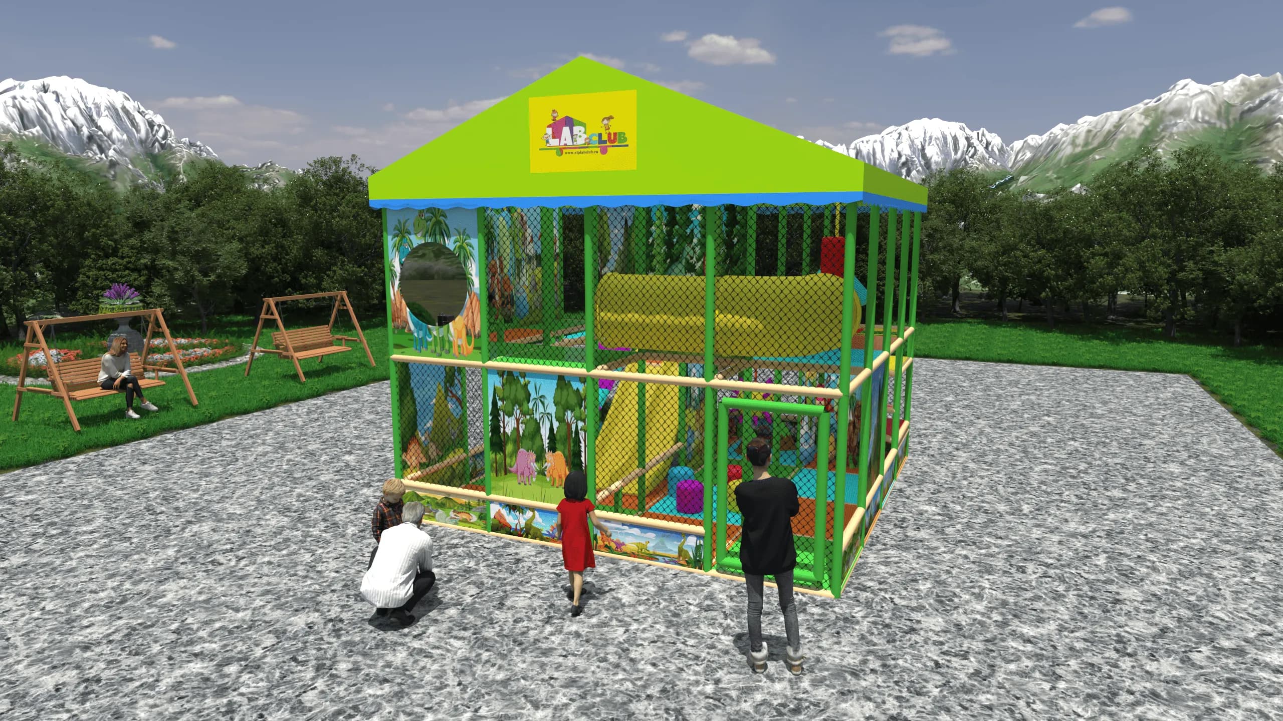 Игровой лабиринт «Сказочная Тропа»