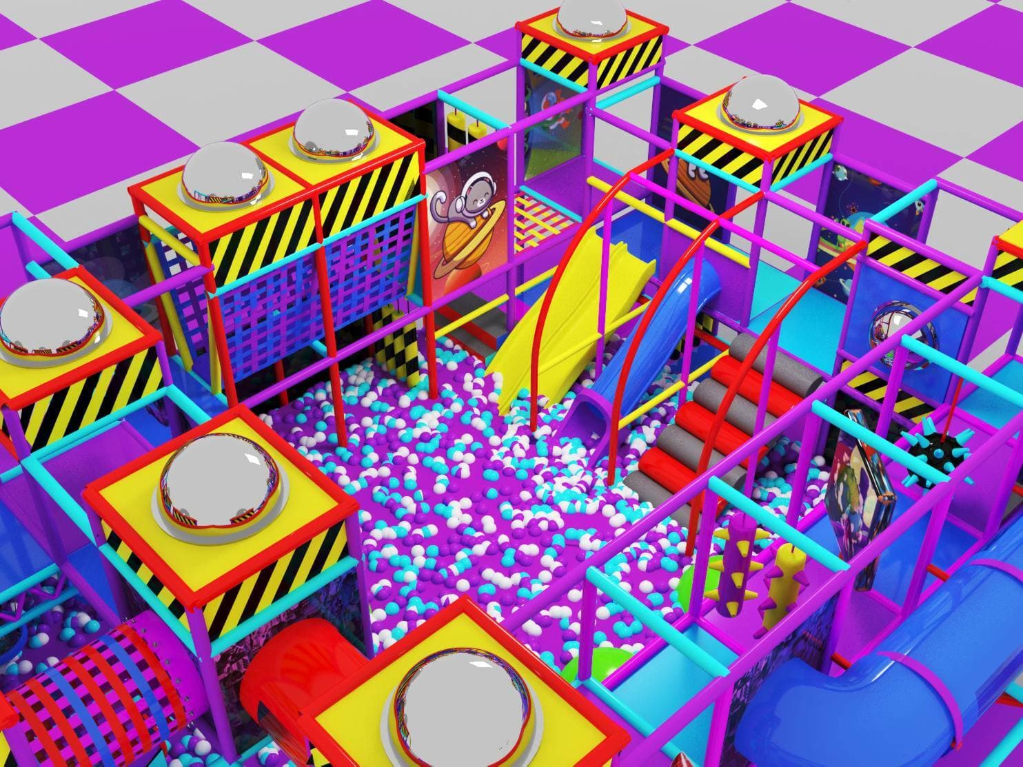 Игровой лабиринт «Станция-Космос»