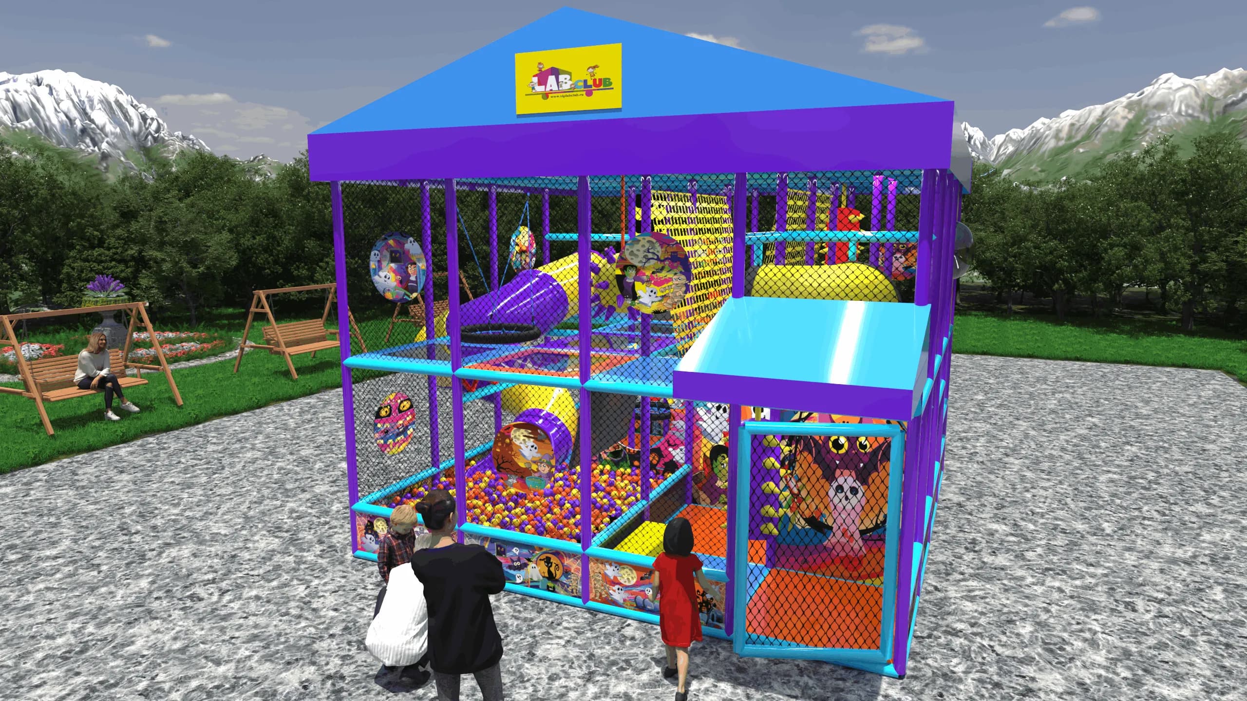 Игровой лабиринт «Тайна Маленьких Мечтателей»