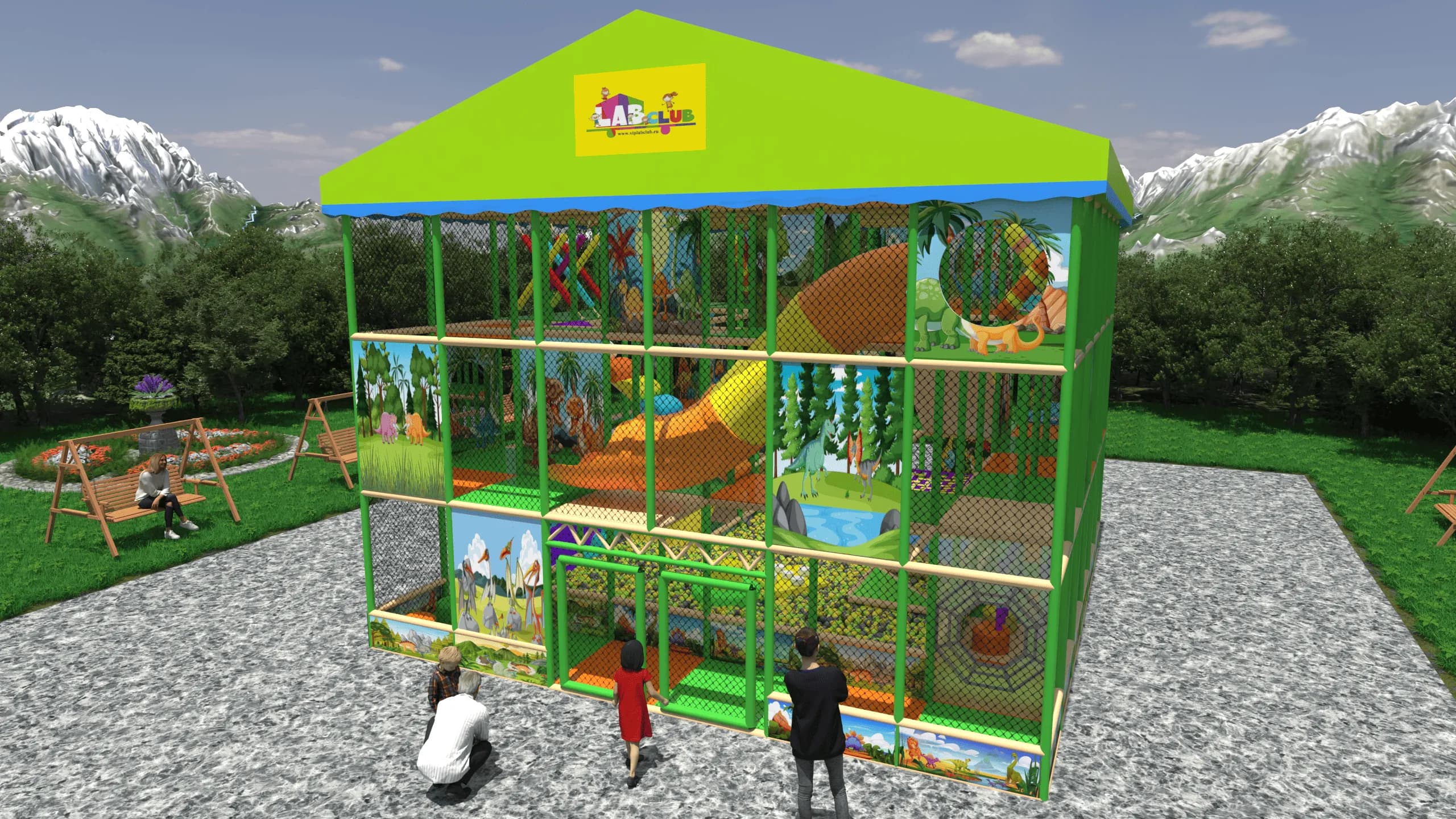 Игровой лабиринт «Тайные Тропинки»