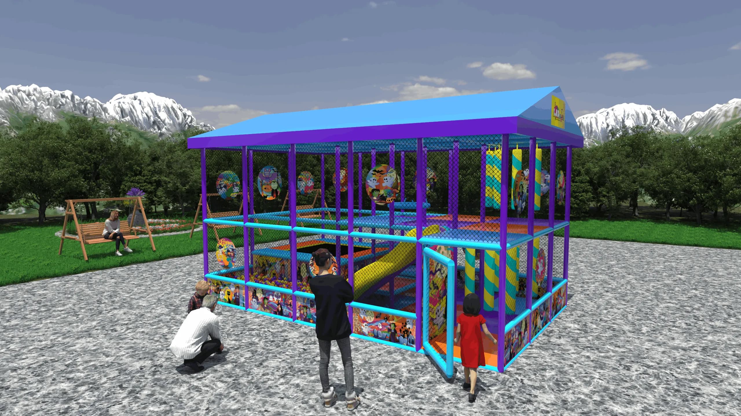 Игровой лабиринт «Волшебный Лабиринт»