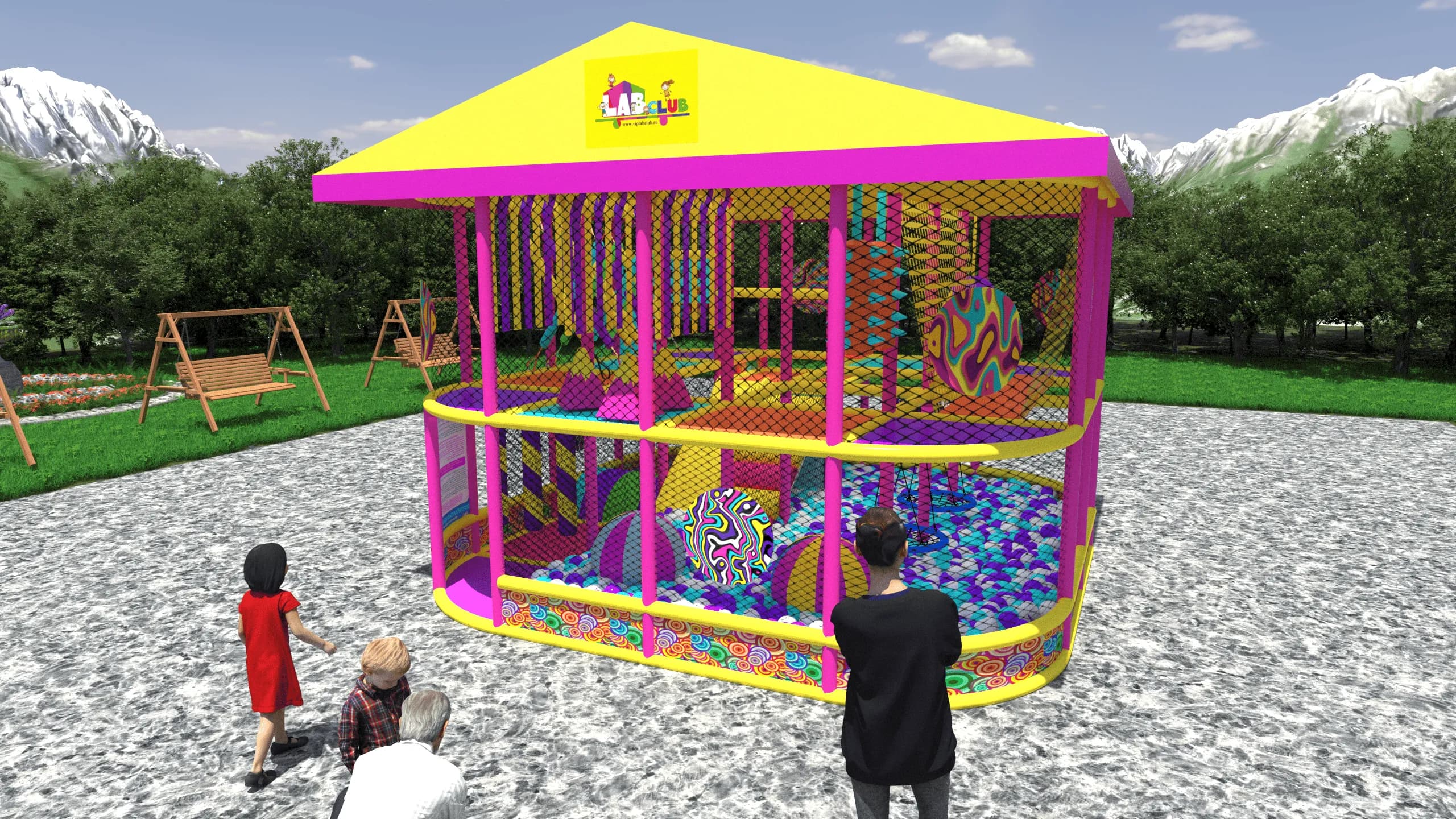 Игровой лабиринт «Загадочный Путь»