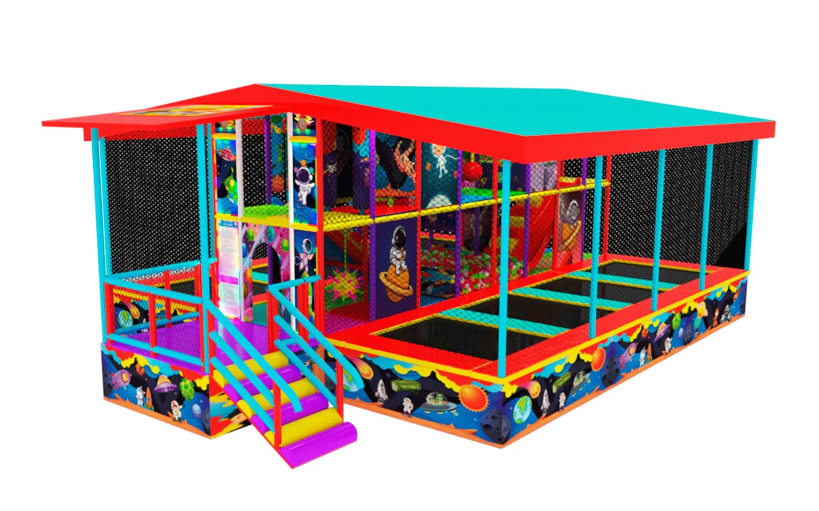 Мобильный лабиринт "Просто Космос" 8м.