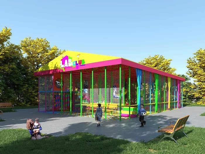 Сухой аквапарк на 100.000 шаров. Первый в России