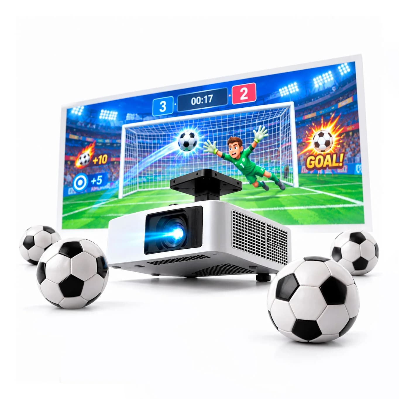 Интерактивный проектор — пакет игр "Игровой спорт"