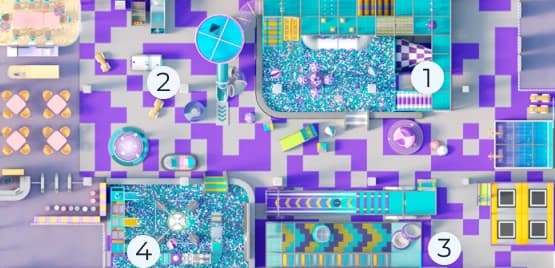 План: ЛАБИРИНТА, ЯСЛЕЙ, АКТИВНЫХ ИГР, ИНТЕРАКТИВА